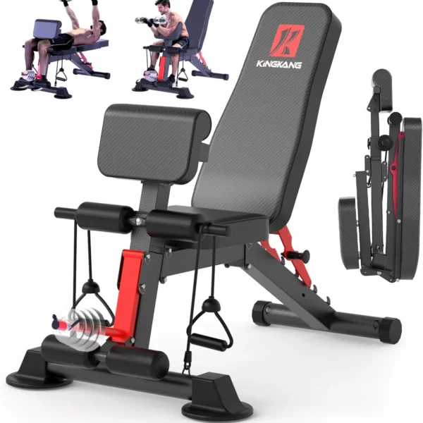 Foldable Adjustable Weight Bench