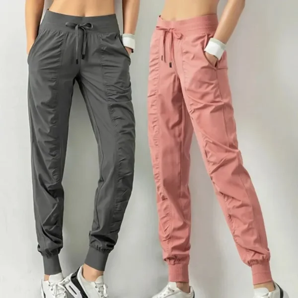 Quick-Dry Drawstring Joggers