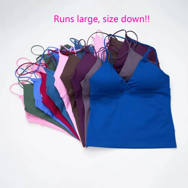 Seamless Twist-Front Workout Tank