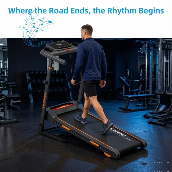 Automatic Incline Folding Treadmill